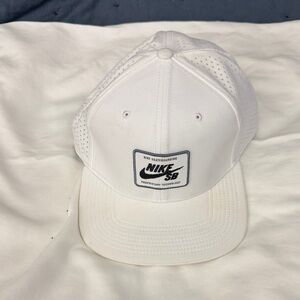 Nike SB White Perforated Cap